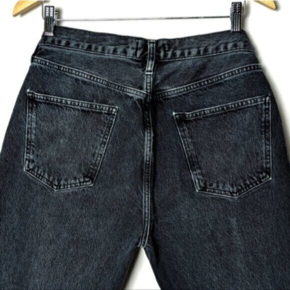 AGOLDE Vintage Boot Jeans Mid Rise Wide Leg Flare Percolate Black 31 Aritzia - Picture 11 of 13